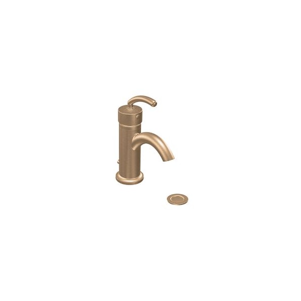 Brushed Bronze One-Handle Bathroom Faucet